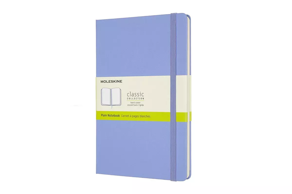 Een Moleskine Plain Hard Cover Notebook Pocket Hydrangea Blue koop je bij Moleskine.nl